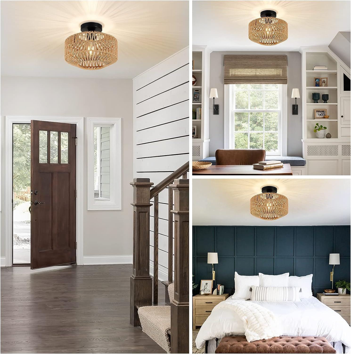 Homdiy Ceiling Lighting Modern Ceiling light Fixture For Bedroom Homdiy UK