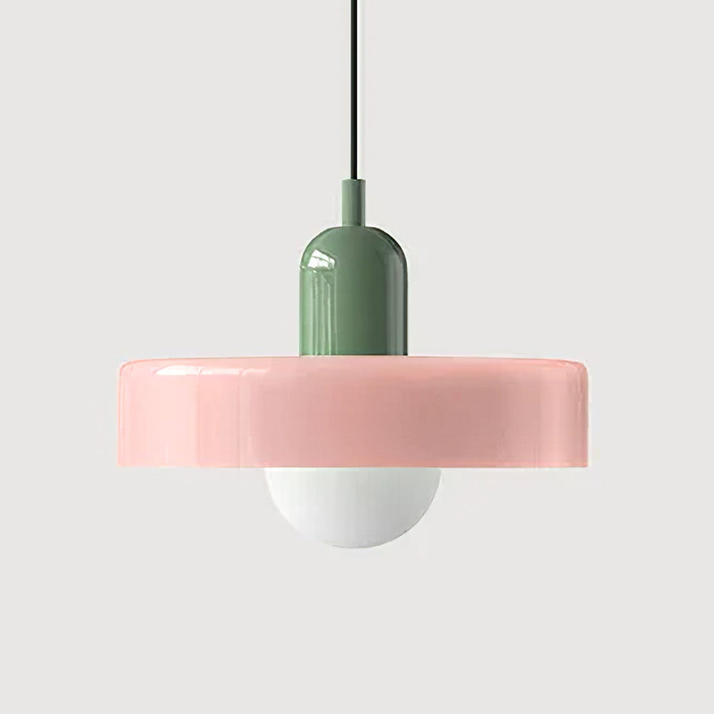 Contemporary Bauhaus Art Decor Glass Pendant Light