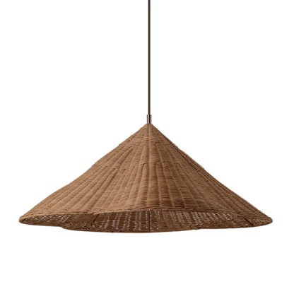 Retro Hand Woven Bamboo Pendant Lights