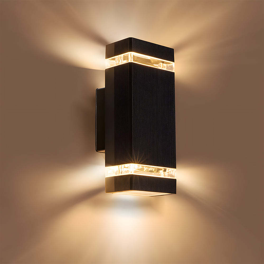Outdoor Wall Lamp - Modern Square up and down lights | Lampsmodern UK