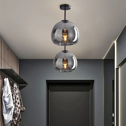 Modern Copper Flush Hallway Lights