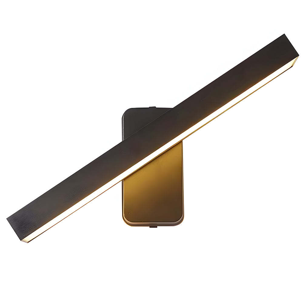 Art Deco Adjustable Geometric Black Aluminum Exterior House Lighting for Courtyard Driveway