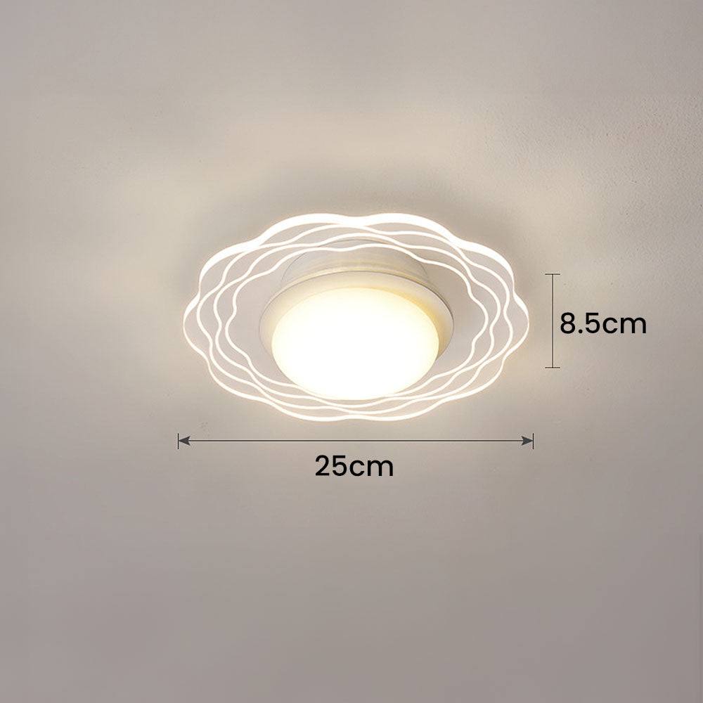 Creative Flower Acrylic Hallway LED Ceiling Light