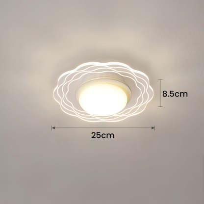 Creative Flower Acrylic Hallway LED Ceiling Light