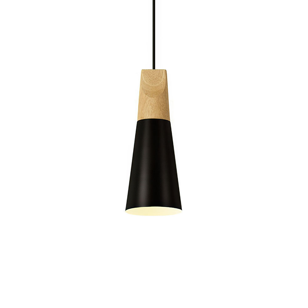 Wood Minimalist Farmhouse Pendant Light