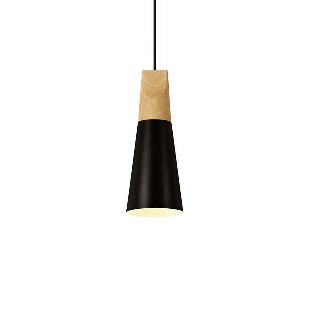 Wood Minimalist Farmhouse Pendant Light