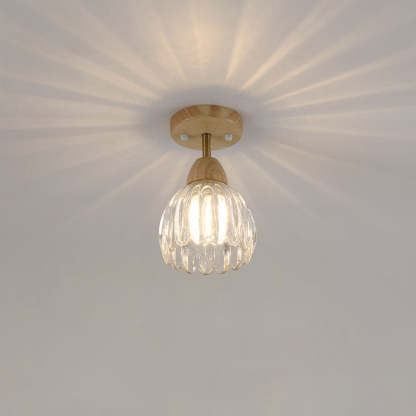 Semi Flush Mount Glass Ceiling Lights For Dining Room