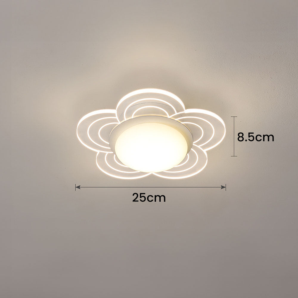 Creative Flower Acrylic Hallway LED Ceiling Light