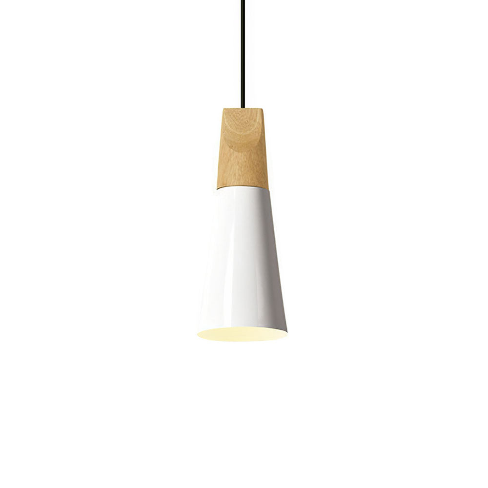 Wood Minimalist Farmhouse Pendant Light