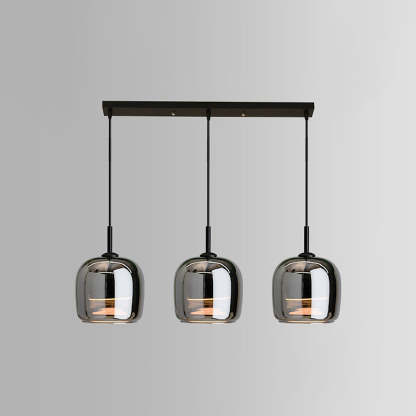 Simple Multi-Head Designer Grey Nordic Kitchen Pendant Light