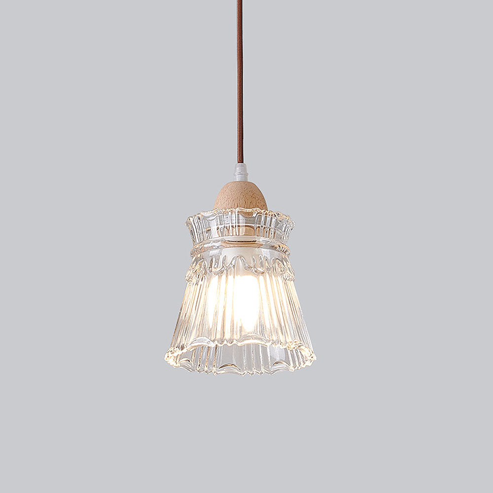  Wood Glass Living Room Pendant Lights