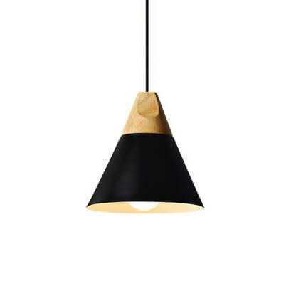 Wood Minimalist Farmhouse Pendant Light