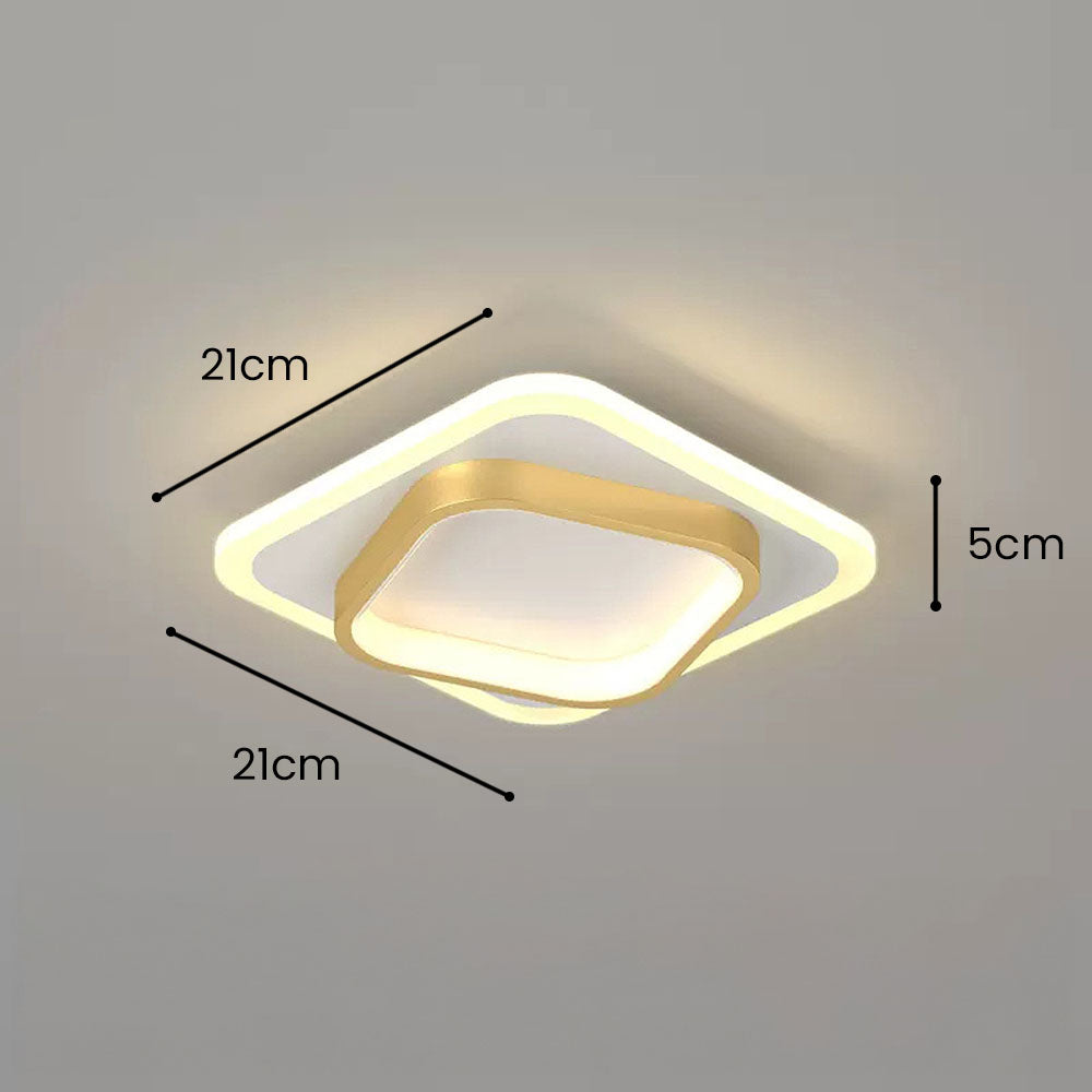 Gold LED Hallway Ceiling Lights
