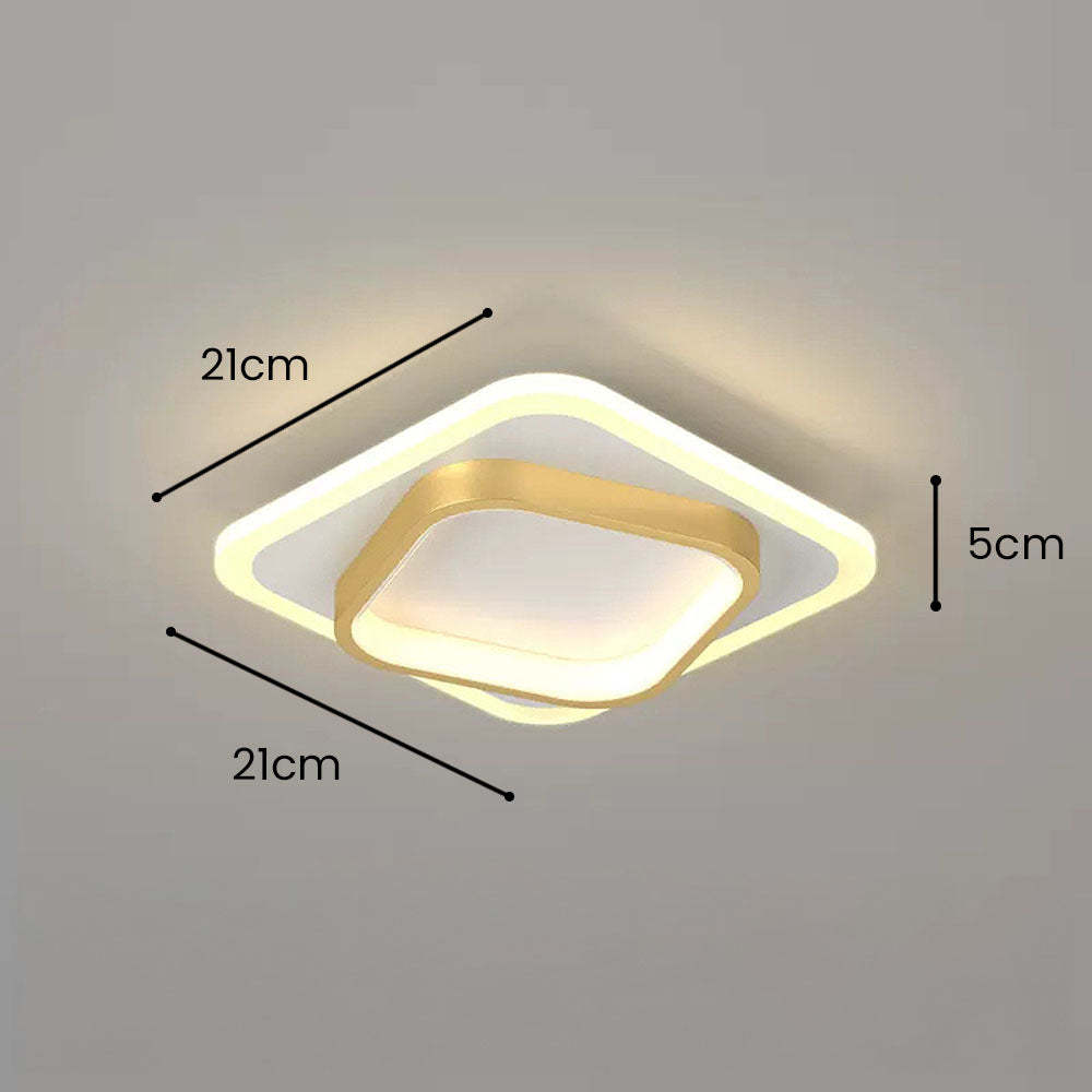 Gold LED Hallway Ceiling Lights