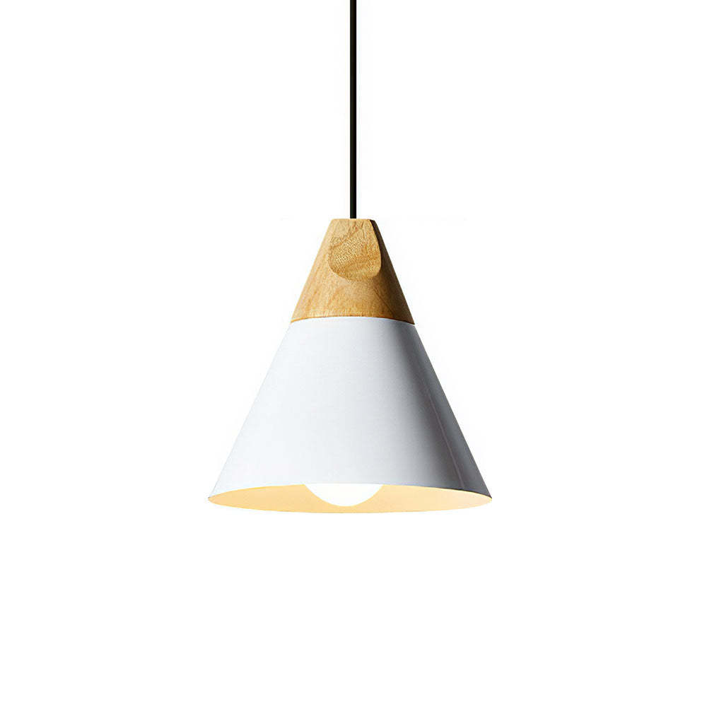Wood Minimalist Farmhouse Pendant Light