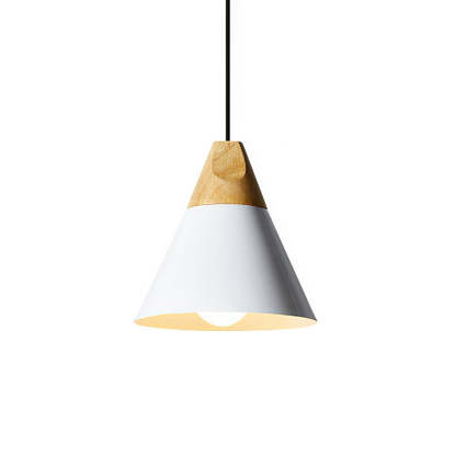 Wood Minimalist Farmhouse Pendant Light