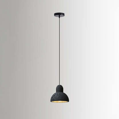 Wabi-Sabi Style Black Pendant Light For Dining Room