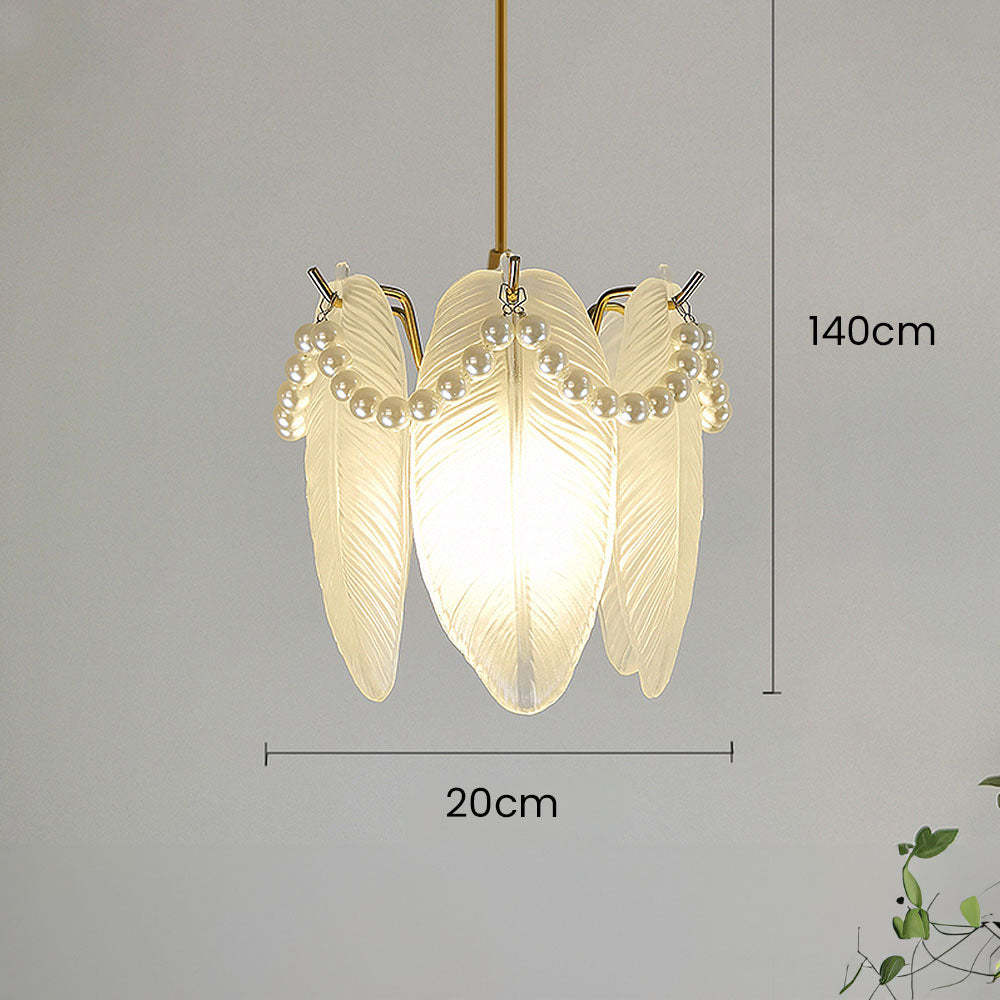 Luxury Glass Iron Living Room Ceiling Light