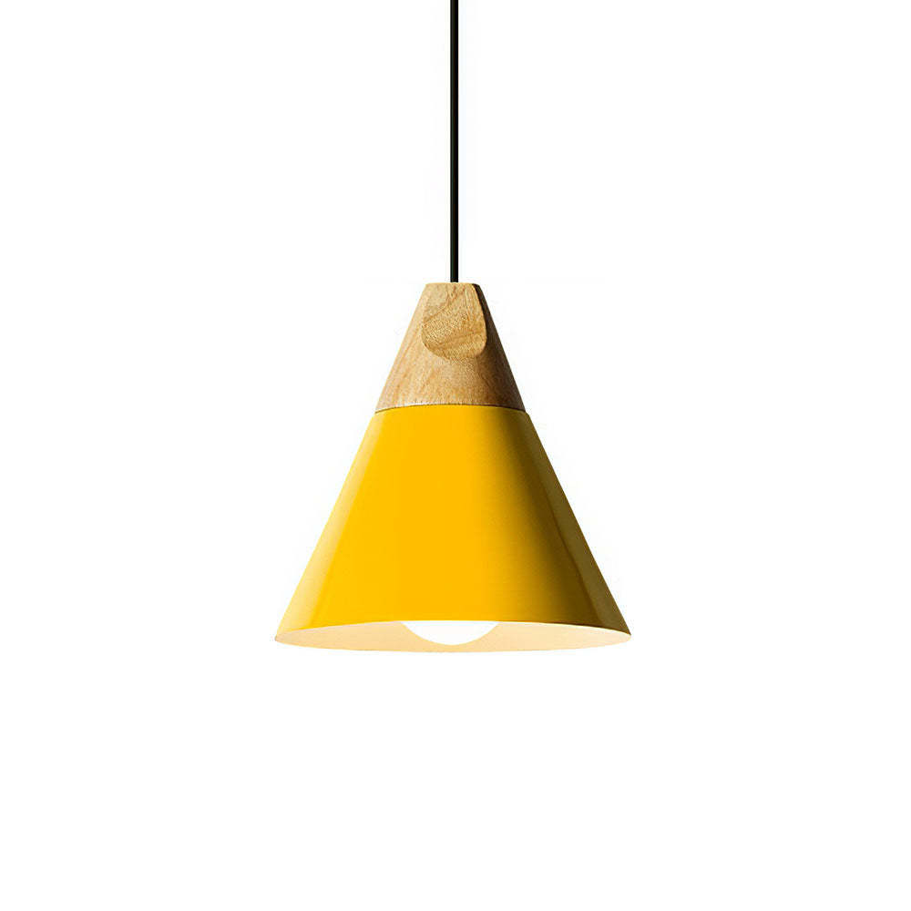 Wood Minimalist Farmhouse Pendant Light