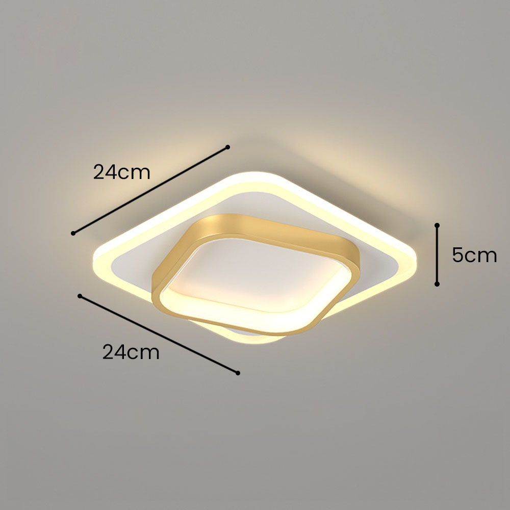 Gold LED Hallway Ceiling Lights