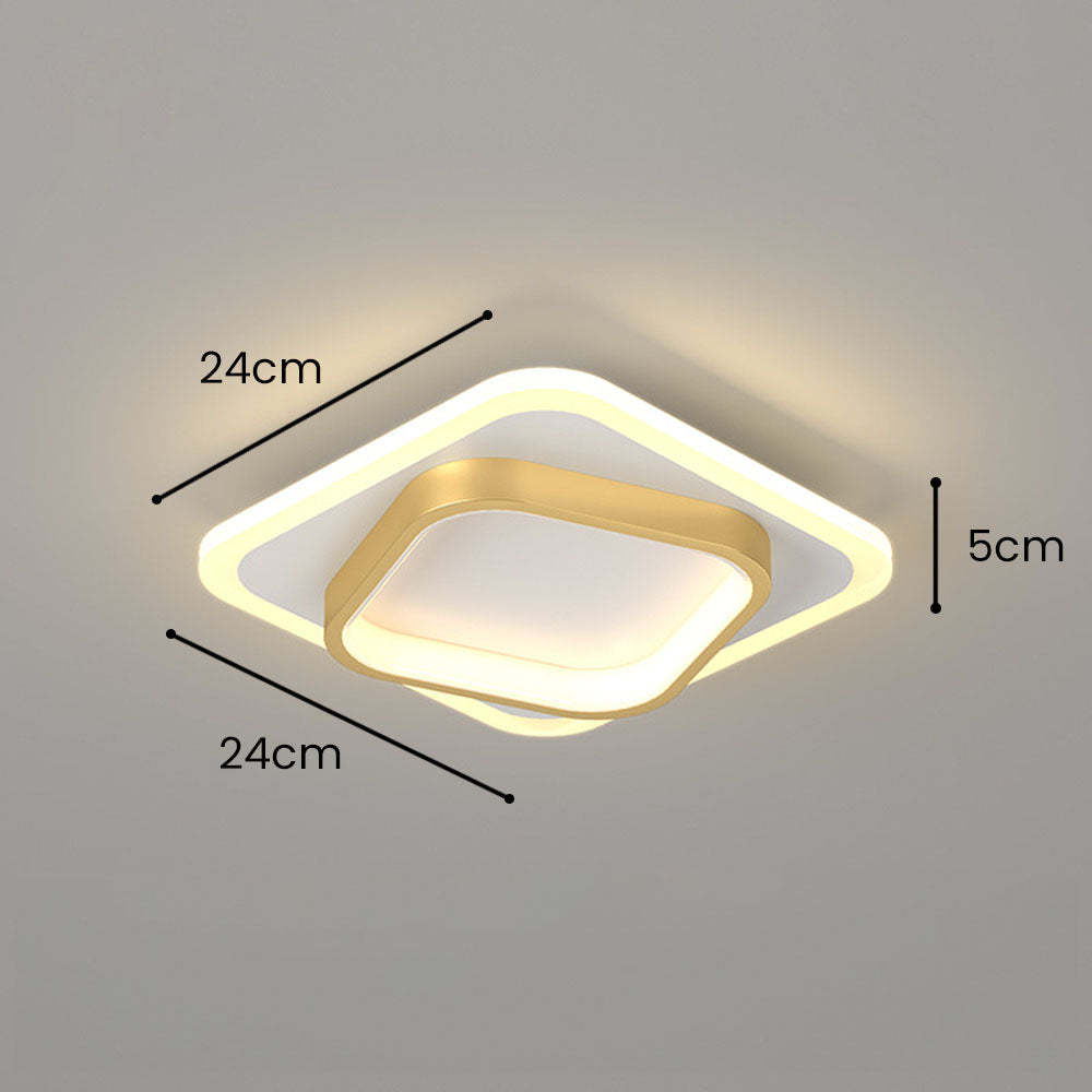 Gold LED Hallway Ceiling Lights