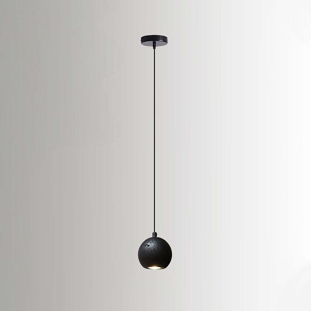 Wabi-Sabi Style Black Pendant Light For Dining Room