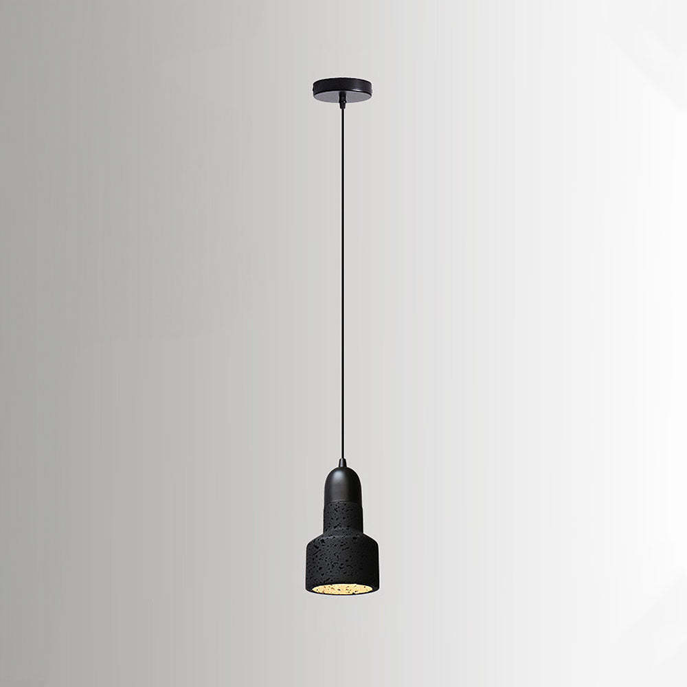 Wabi-Sabi Style Black Pendant Light For Dining Room