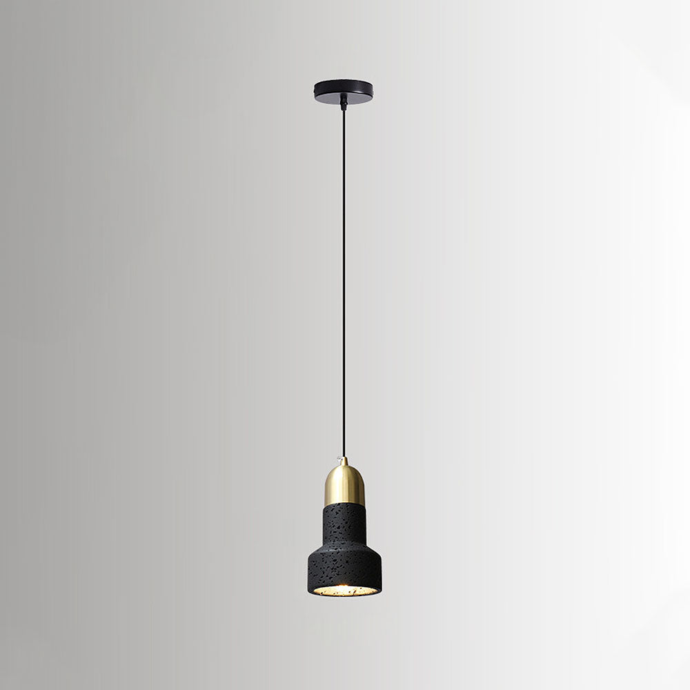 Wabi-Sabi Style Black Pendant Light For Dining Room