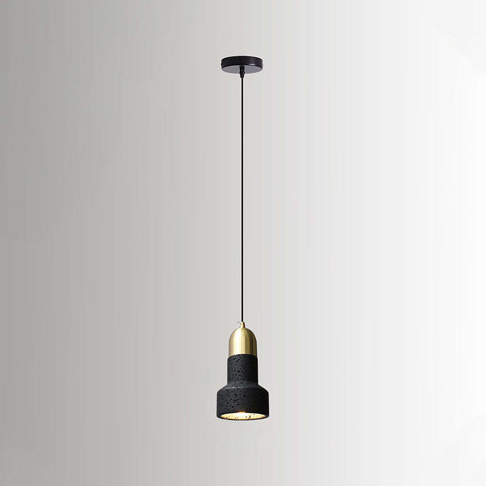 Wabi-Sabi Style Black Pendant Light For Dining Room