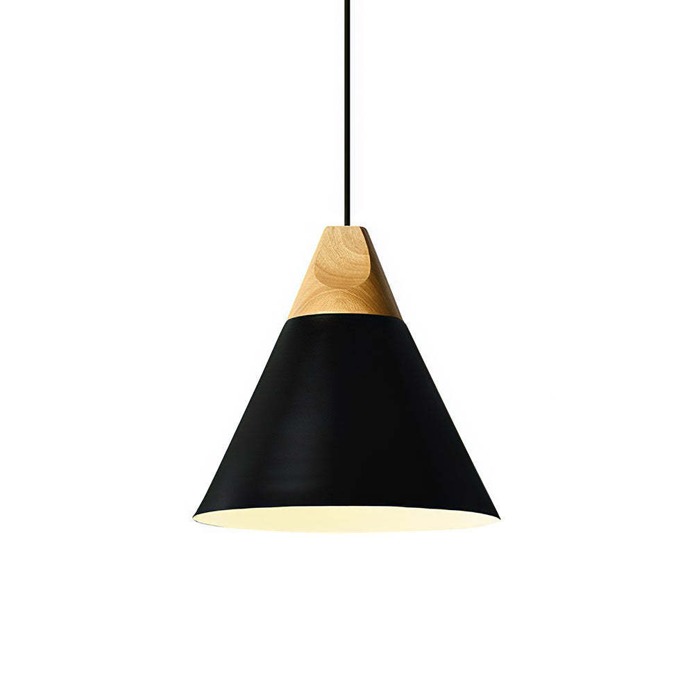 Wood Minimalist Farmhouse Pendant Light