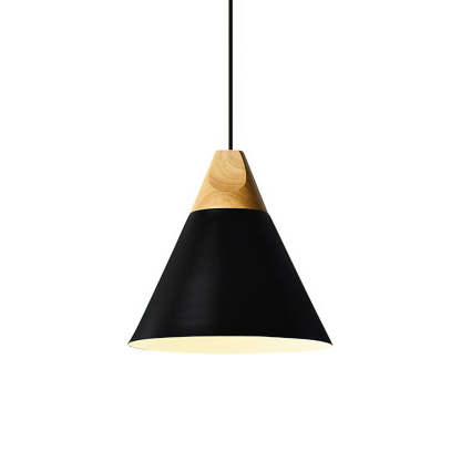 Wood Minimalist Farmhouse Pendant Light