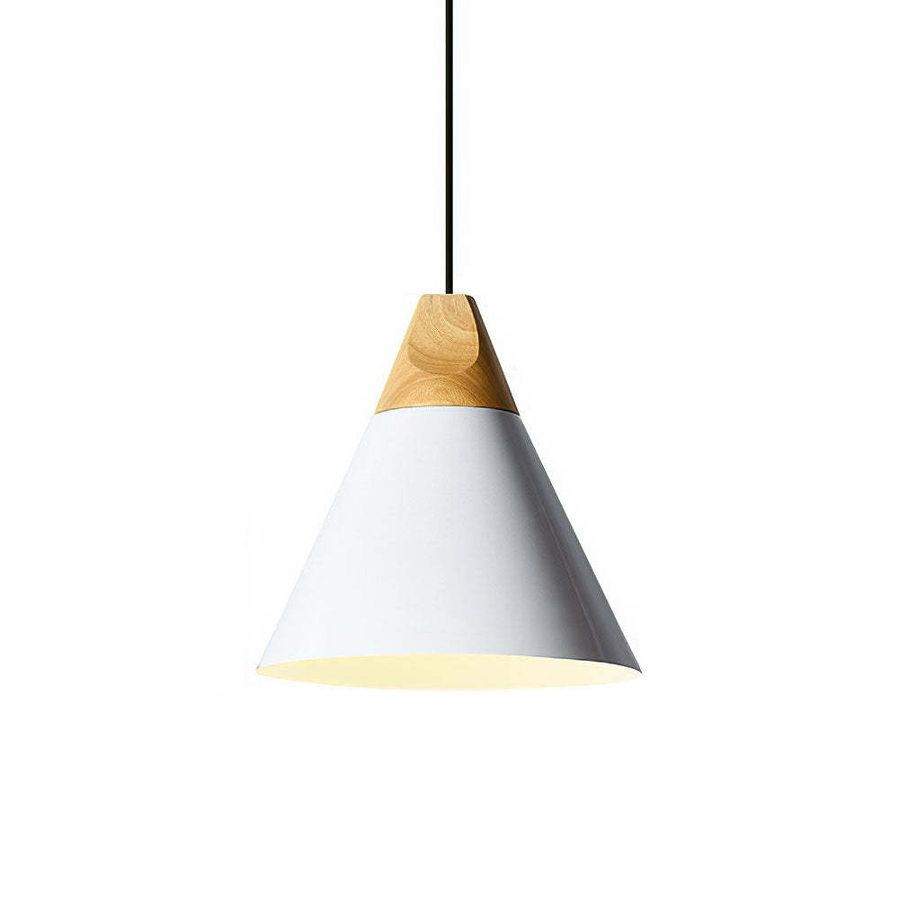 Wood Minimalist Farmhouse Pendant Light