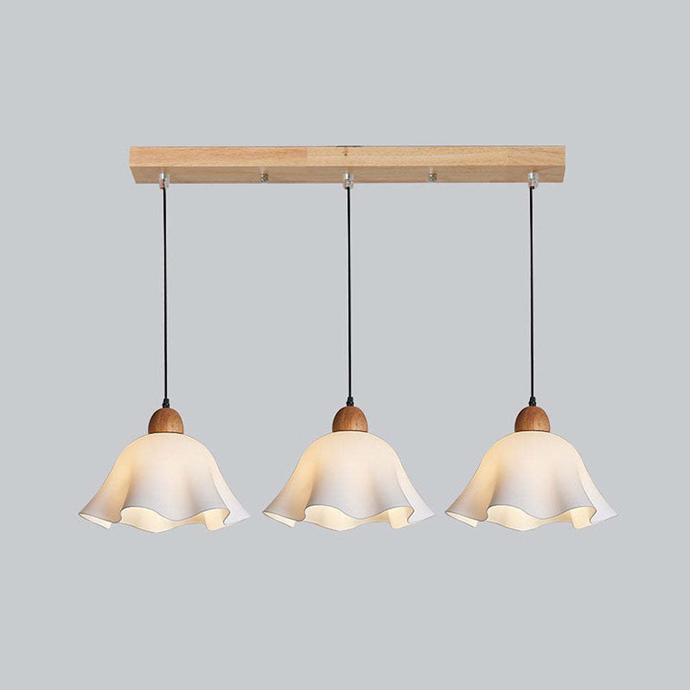 Creative Wood Dining Room White Pendant Lights