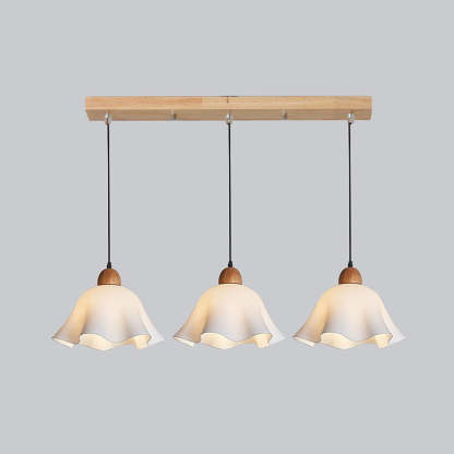 Creative Wood Dining Room White Pendant Lights