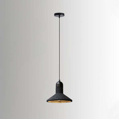 Wabi-Sabi Style Black Pendant Light For Dining Room