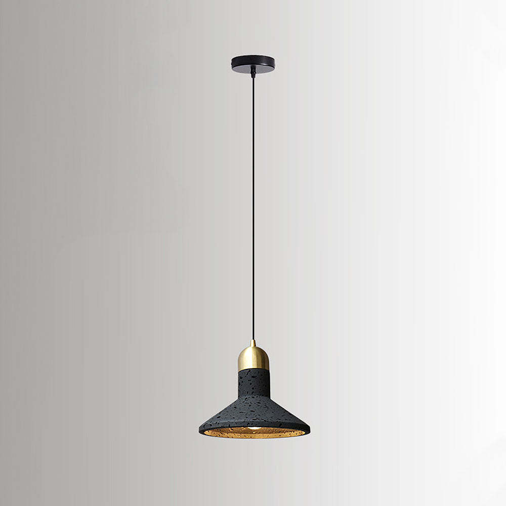 Wabi-Sabi Style Black Pendant Light For Dining Room
