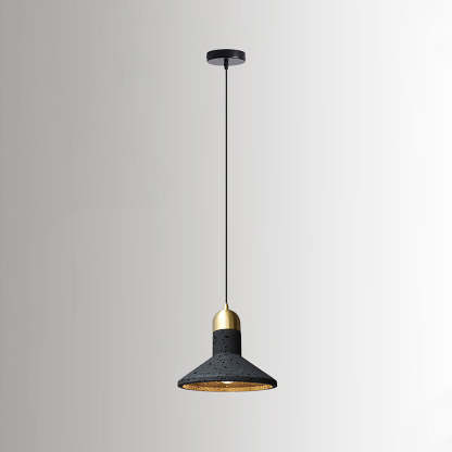 Wabi-Sabi Style Black Pendant Light For Dining Room
