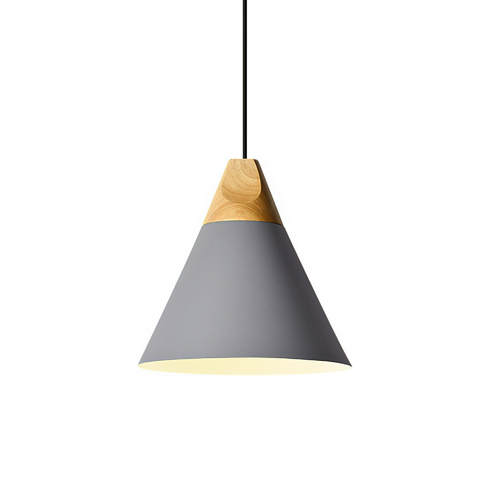 Wood Minimalist Farmhouse Pendant Light