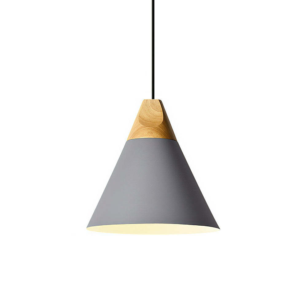 Wood Minimalist Farmhouse Pendant Light