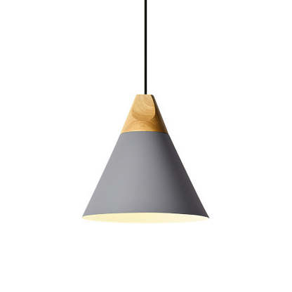 Wood Minimalist Farmhouse Pendant Light