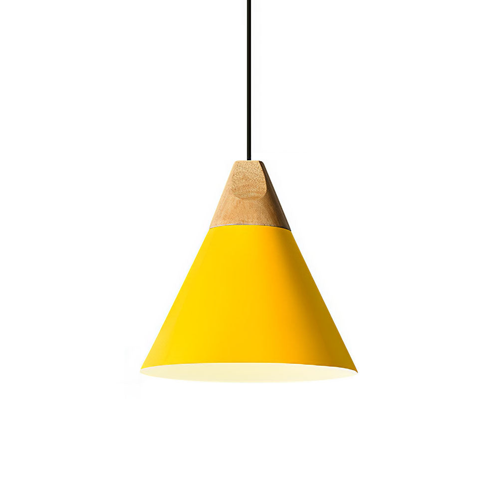 Wood Minimalist Farmhouse Pendant Light