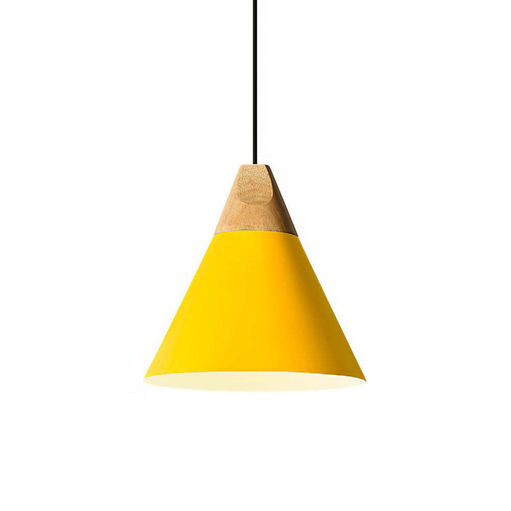Wood Minimalist Farmhouse Pendant Light