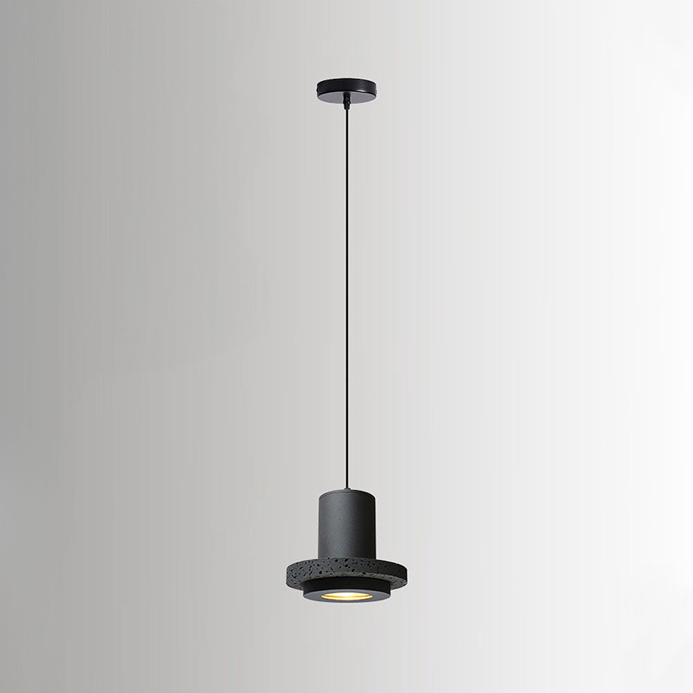 Wabi-Sabi Style Black Pendant Light For Dining Room