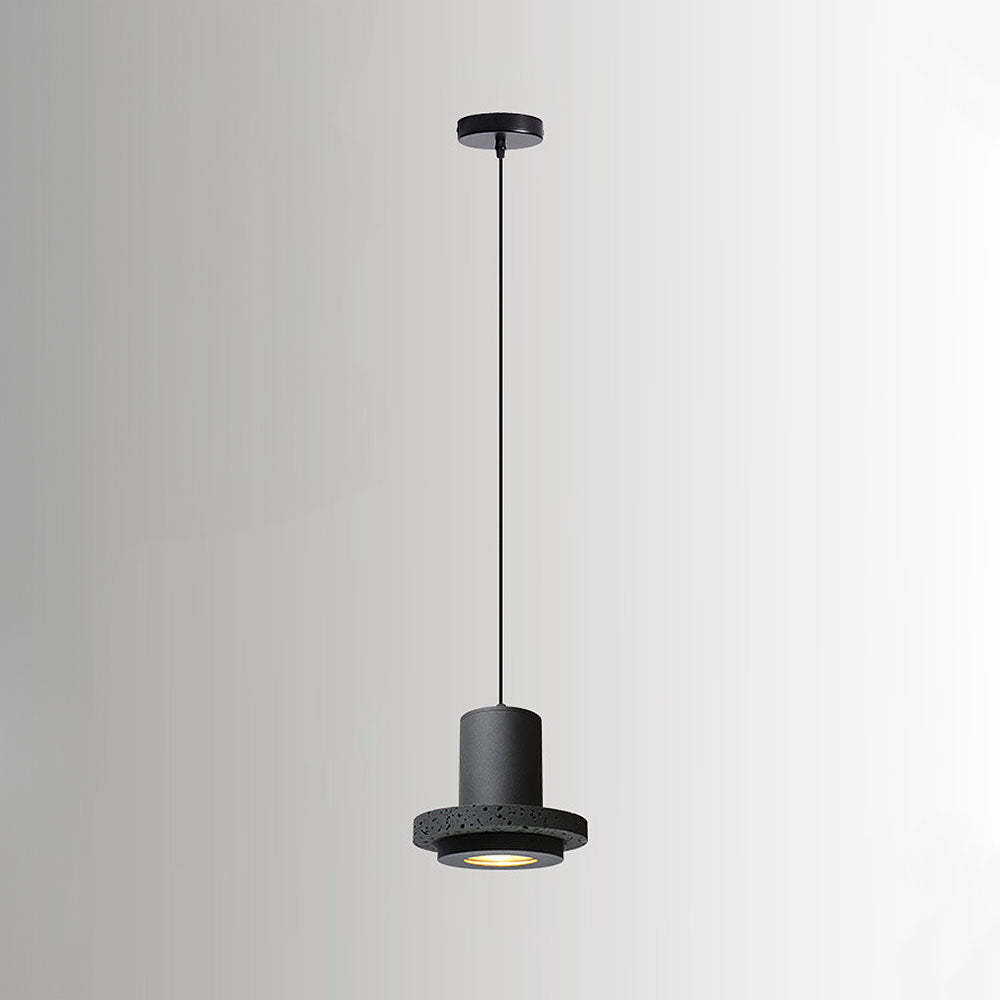Wabi-Sabi Style Black Pendant Light For Dining Room