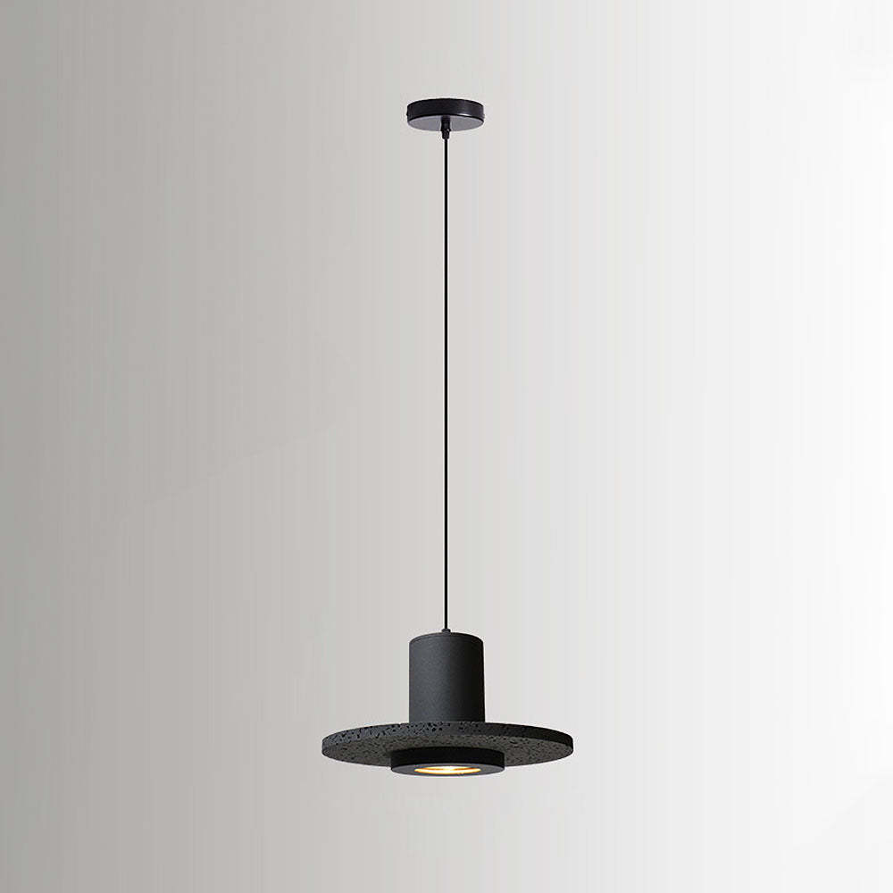 Wabi-Sabi Style Black Pendant Light For Dining Room