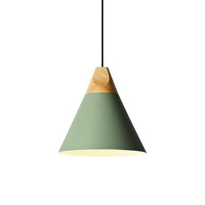 Wood Minimalist Farmhouse Pendant Light