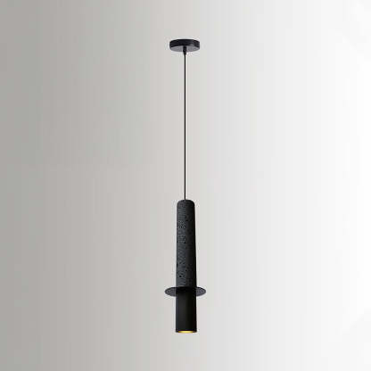 Wabi-Sabi Style Black Pendant Light For Dining Room