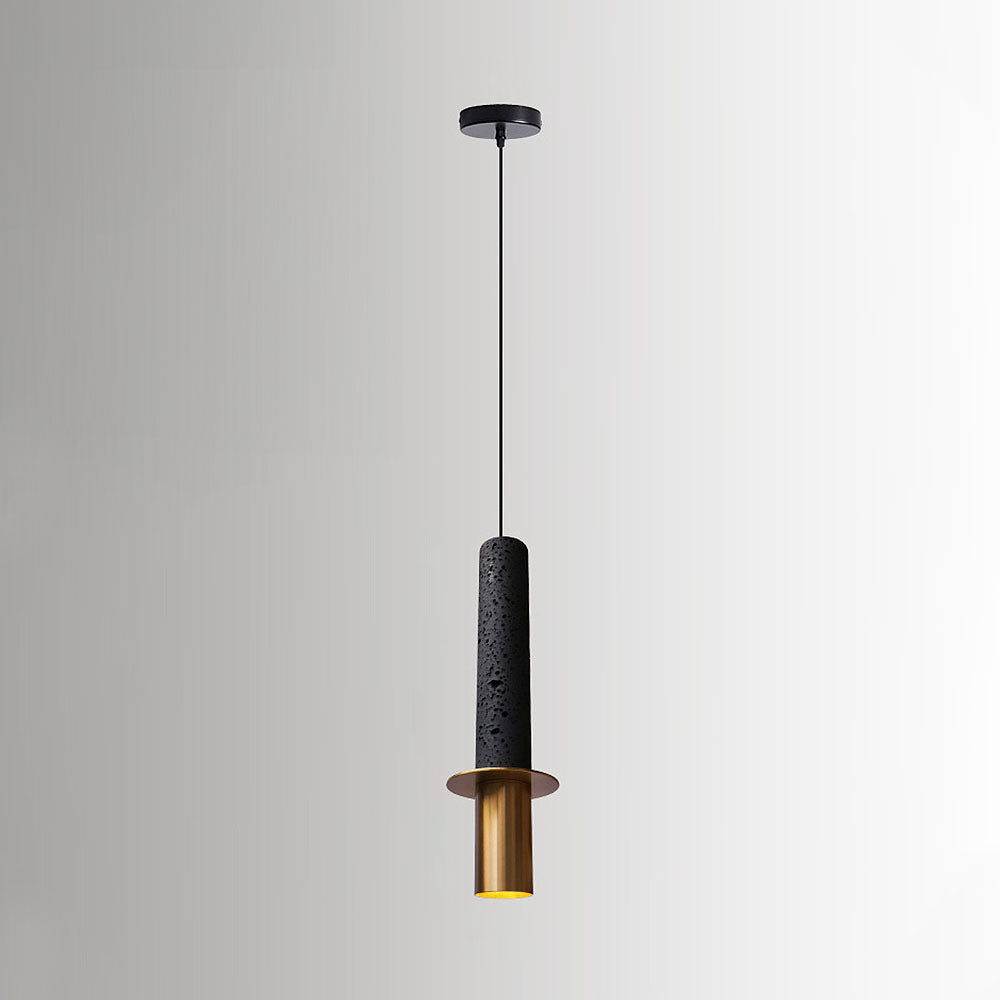 Wabi-Sabi Style Black Pendant Light For Dining Room