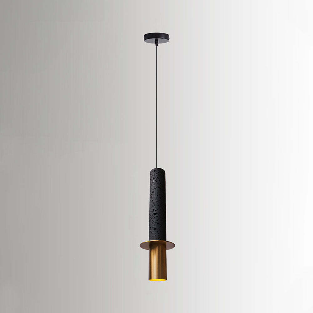 Wabi-Sabi Style Black Pendant Light For Dining Room