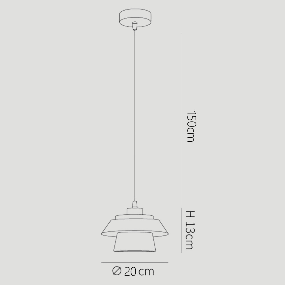 Minimalist Rustic Wood Round Pendant Lights